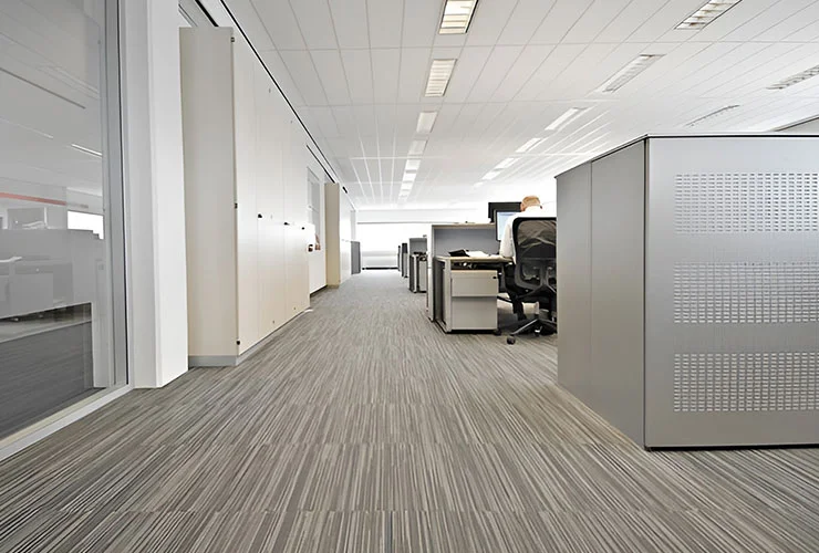 Plain Polyester Modern Office Floor Carpet